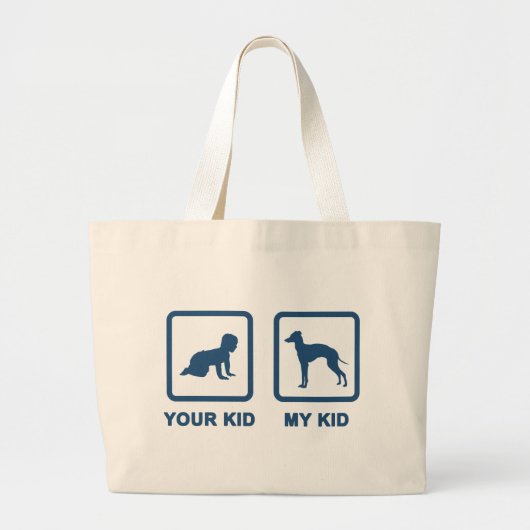 Grand Tote Bag Lévrier italien (Devant)