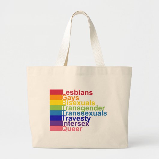 GRAND TOTE BAG LGBTTIQ (Devant)