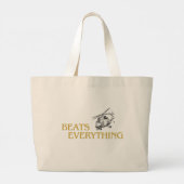 Grand Tote Bag L'hélicoptère bat tout (Dos)