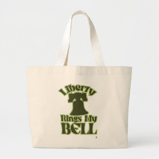 Grand Tote Bag Liberty Rings My Bell Fun Tourist Art
