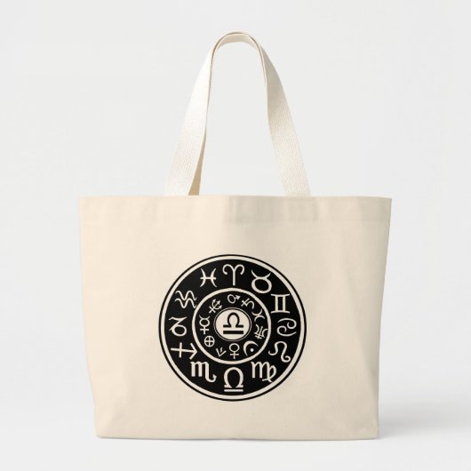 Grand Tote Bag Libra - Zodiac (Devant)