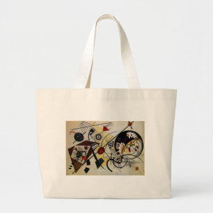 Grand Tote Bag Ligne ininterrompue Kandinsky Transverse