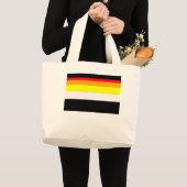 Grand Tote Bag Lignes d'automne (Devant (produit))