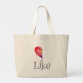 Grand Tote Bag Like - half heart (Dos)