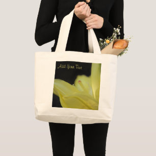 Grand Tote Bag Lily jaune par Shirley Taylor