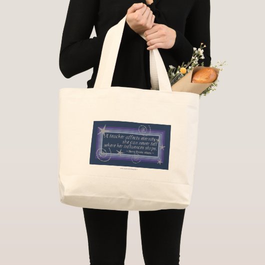 GRAND TOTE BAG L'INFLUENCE DU PROFESSEUR (Devant (produit))