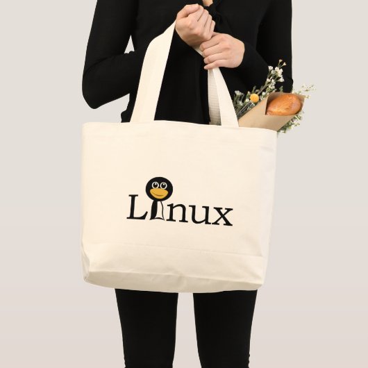 Grand Tote Bag Linux (Devant (produit))