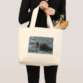 Grand Tote Bag Lion de mer (Devant (produit))
