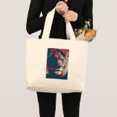 Grand Tote Bag Lion Pop Art (Devant (produit))