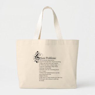 Grand Tote Bag Liste de problèmes de fanfare