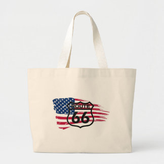 Grand Tote Bag L'itinéraire 66 de l'Amérique