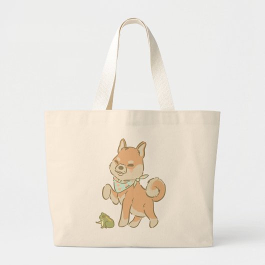 Grand Tote Bag Little guardian froggo (Devant)