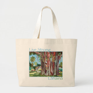Grand Tote Bag Live Strong Lahaina #Sac fourre-tout Mauistrong