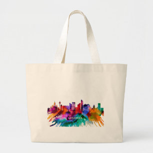 Grand Tote Bag Liverpool Skyline