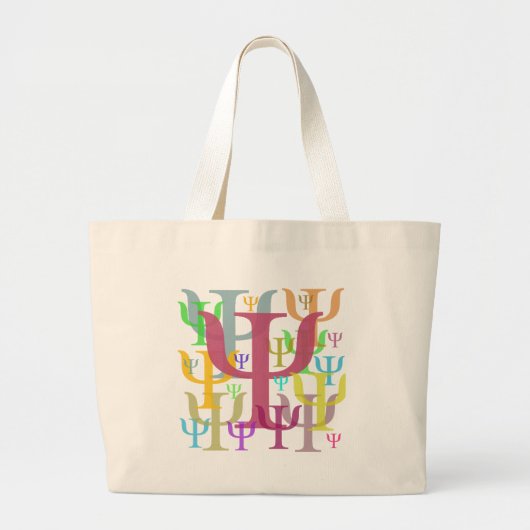 Grand Tote Bag Livre par pouce carré (Devant)