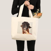Grand Tote Bag Llama Love (Devant (produit))