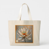 Grand Tote Bag "L'oasis pacifique de la nature" (Dos)