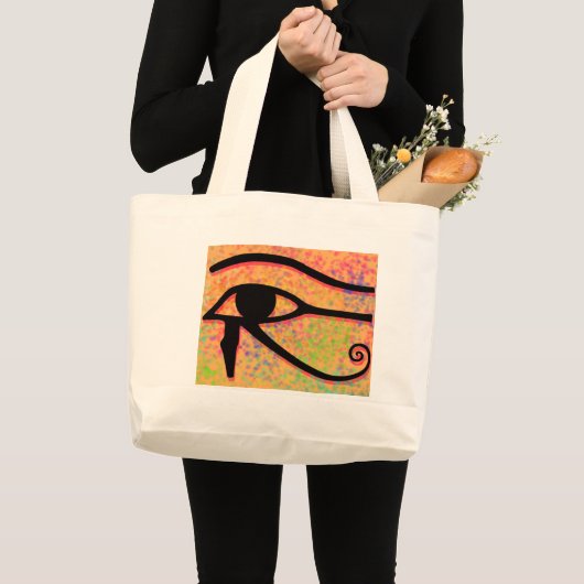 Grand Tote Bag L'oeil de Horus (Devant (produit))
