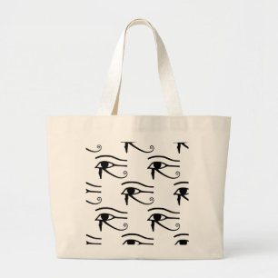 Grand Tote Bag L'Oeil Du Motif Horus