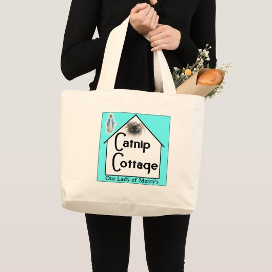 Grand Tote Bag logo de cc (Devant (produit))
