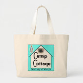Grand Tote Bag logo de cc (Devant)