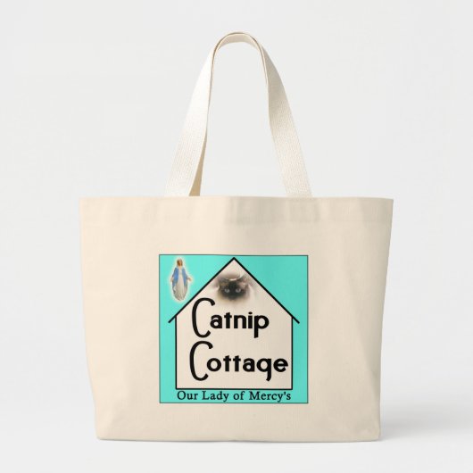 Grand Tote Bag logo de cc (Devant)