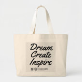 Grand Tote Bag Logo de l'entreprise de devis | Entreprise promoti (Devant)