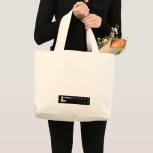 Grand Tote Bag Logo de Paphos Life
