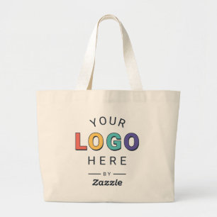 Grand Tote Bag Logo de société personnalisé Make It Yours