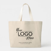Grand Tote Bag Logo d'entreprise moderne promotionnel (Dos)