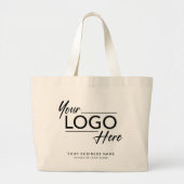 Grand Tote Bag Logo d'entreprise moderne promotionnel (Devant)