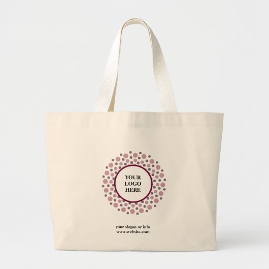Grand Tote Bag Logo d'entreprise promotionnel moderne (Devant)