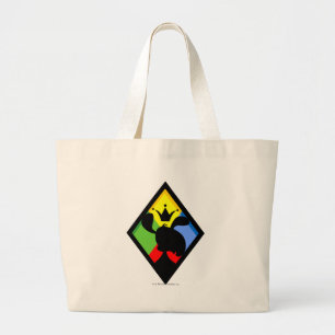 Grand Tote Bag Logo d'île de Roo d'équipe