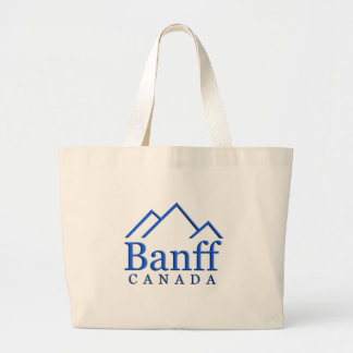 Grand Tote Bag Logo du parc national Banff