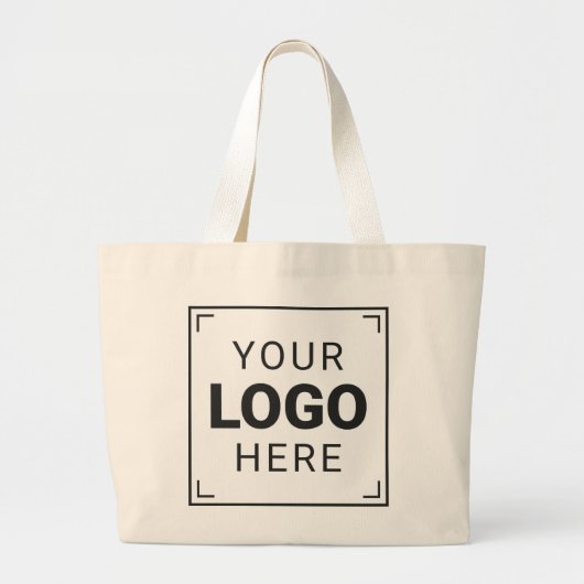 Grand Tote Bag Logo Marque (Devant)