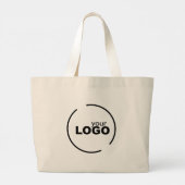 Grand Tote Bag Logo professionnel moderne (Dos)
