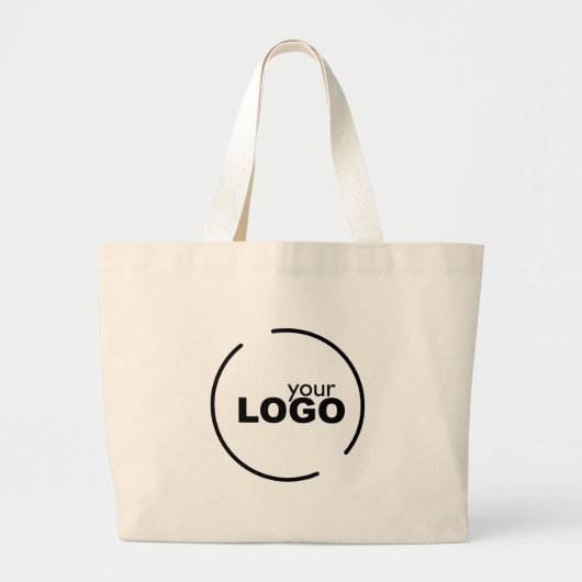 Grand Tote Bag Logo professionnel moderne (Devant)