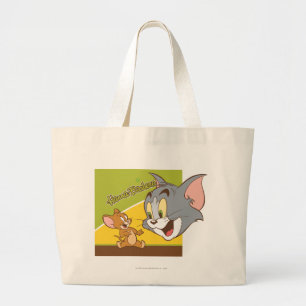 Grand Tote Bag Logo Tom et Jerry Hanna Barbera