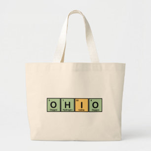 Grand Tote Bag L'Ohio a fait des éléments