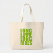 Grand Tote Bag Long Live Long Rides (Topo) (Devant)