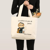 Grand Tote Bag Louis Pasteur. franc (Devant (produit))