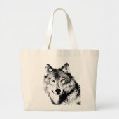 Grand Tote Bag Loup (Devant)