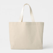 Grand Tote Bag Loup d'hurlement (Dos)