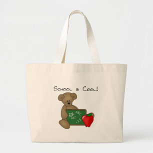 Grand Tote Bag L'ours avec l'école de conseil d'écriture est