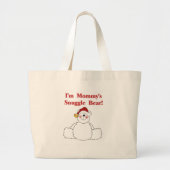 Grand Tote Bag L'ours de la petite maman (Devant)