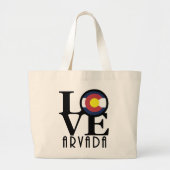 Grand Tote Bag LOVE Arvada Colorado (Devant)