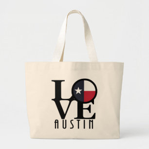 Grand Tote Bag LOVE Austin Texas