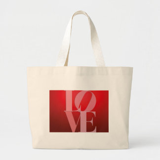 Grand Tote Bag Love Romance Rouge rose