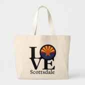 Grand Tote Bag LOVE Scottsdale Arizona (Devant)