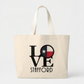 Grand Tote Bag LOVE Stafford Texas (Devant)